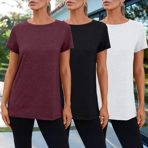 Women's Summer Crewneck T-Shirts: Trendy, Loose Fit Tops