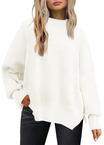 LILLUSORY Women's Oversized Sweater Dress - Trendy Fall