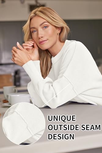 LILLUSORY Women's Oversized Sweater Dress - Trendy Fall