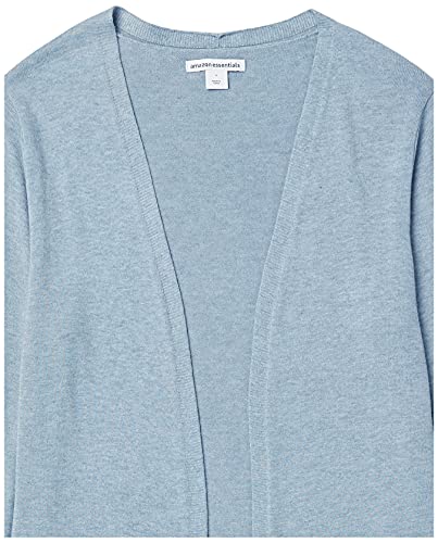 Indigo Blue Heather Lightweight Plus Size Cardigan Sweater