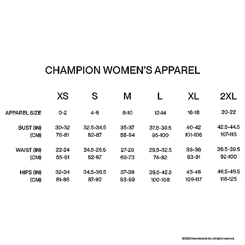 Champion Women's Powerblend Crewneck Script Sweatshirt - Regular or Plus
