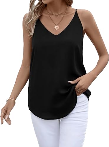 Evera B Women's V-Neck Tank Top Camisole