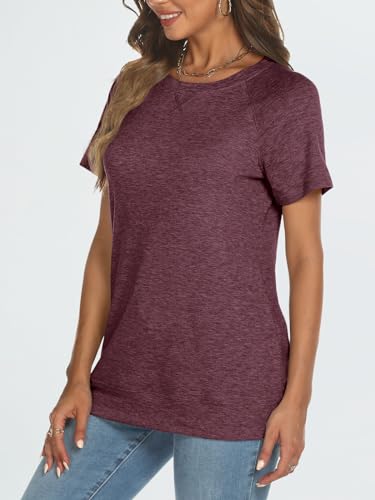 AUTOMET Women's Dressy Casual Loose Fit Tunic Tee