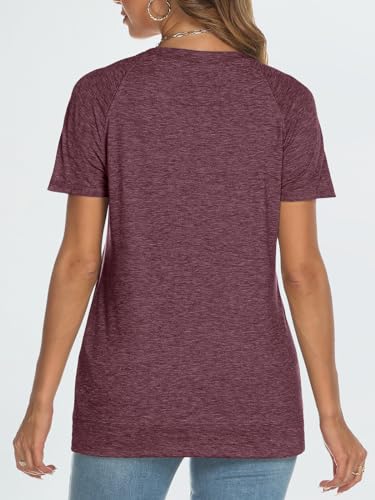 AUTOMET Women's Dressy Casual Loose Fit Tunic Tee