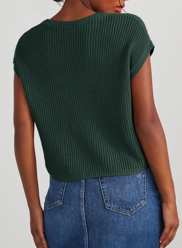 Dokotoo Women's Trendy 3/4 Sleeve Blouse Green