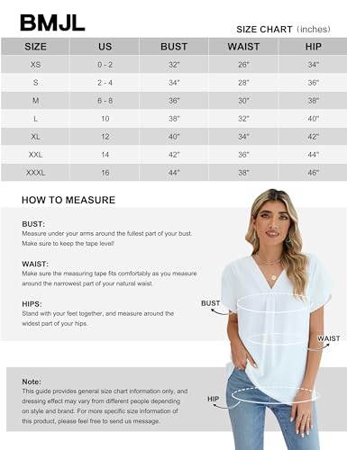 BMJL Women's Petal Sleeve V Neck Blouse