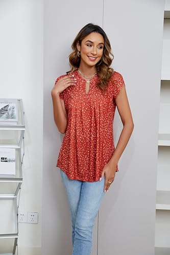 Blooming Jelly Plus Size Floral Tunic Blouse