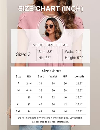 Trendy Ivory V-Neck Women's Blouse with Petal Sleeves