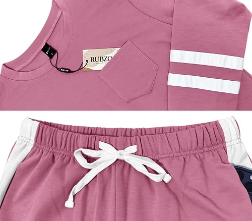RUBZOOF Women's Black Loungewear Tracksuit Set 3XL