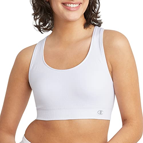 Champion Infinity Seamless Racerback Sports Bra - White