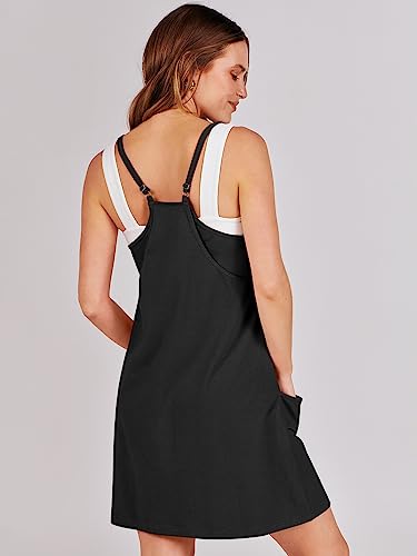 Trendy Black Summer Mini Romper Dress for Women