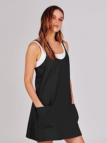 Trendy Black Summer Mini Romper Dress for Women