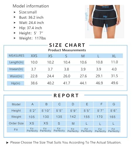 High Waisted Quick Dry Running Shorts for Women