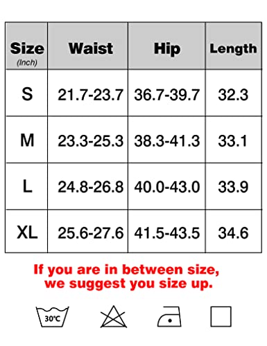 YEOREO Women's High Waisted Scrunch Leggings