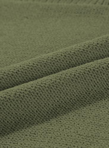 Dokotoo Women's Oversized Green Knit Sweater