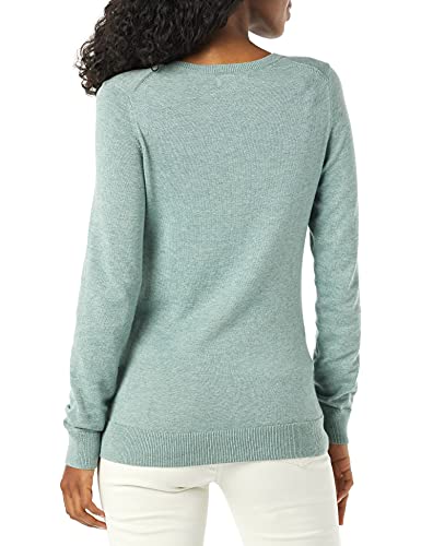 Classic-Fit Lightweight V-Neck Sweater in Sage Green