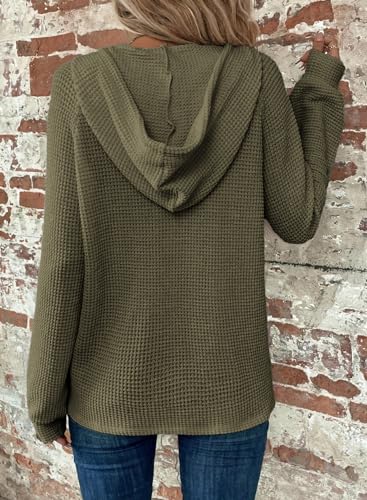 Dokotoo Women's Oversized Hooded Sweatshirt in Green