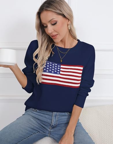 Alsol Lamesa Women's Heart Sweater Long Sleeve Pullover