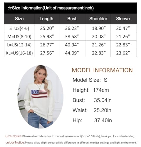 Alsol Lamesa Women's Heart Sweater Long Sleeve Pullover