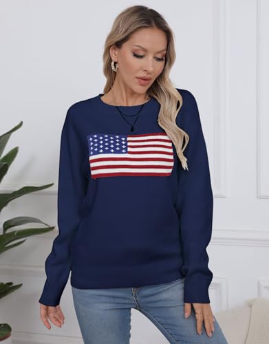 Alsol Lamesa Women's Heart Sweater Long Sleeve Pullover