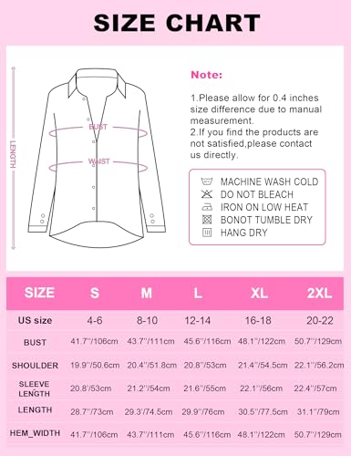 Aoudery Womens Oversized Button Down Shirt in Apricot