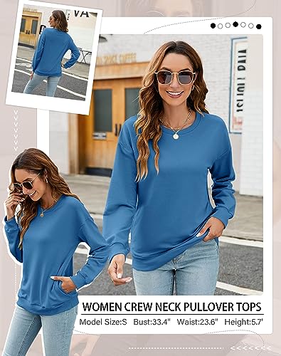 Cute Color Block Long Sleeve Crewneck Sweatshirt