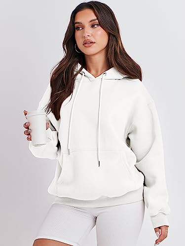 Oversized Fleece Hoodie for Trendy Fall Fashion