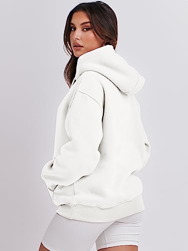 Oversized Fleece Hoodie for Trendy Fall Fashion