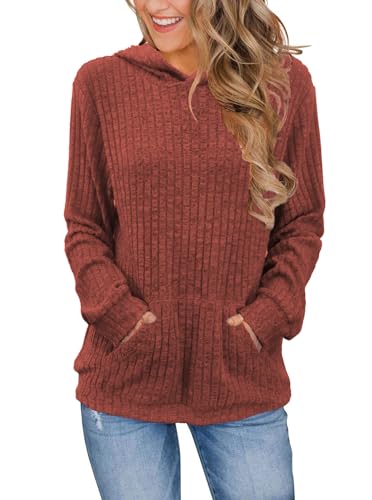 Caramel Oversized Pullover Hoodie with Kangaroo Pocket