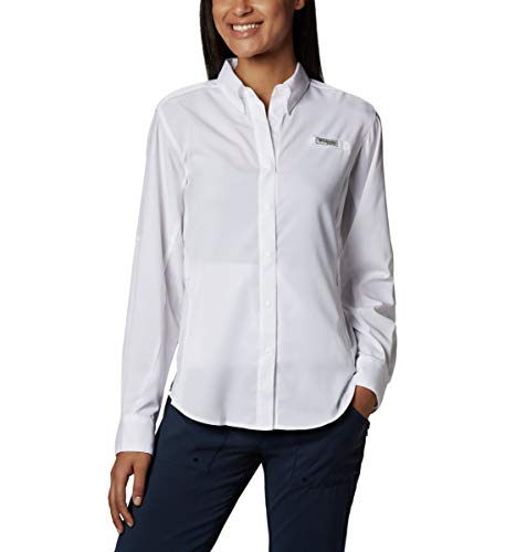 Columbia Women's PFG Tamiami II Shirt in White