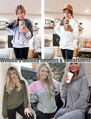 Colorful Striped Long Sleeve Hoodie for Women