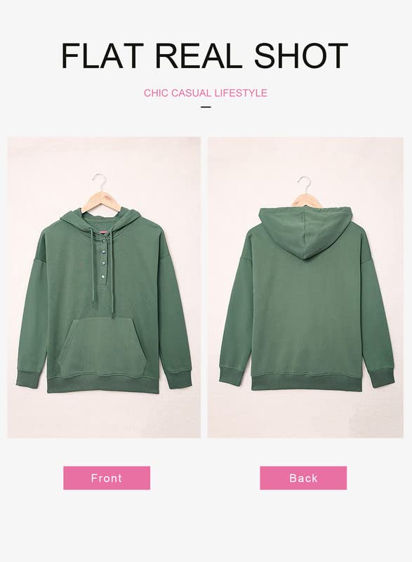 Dokotoo Women's Casual Hooded Sweatshirt with Pockets