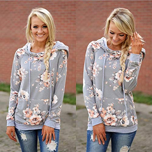 Barlver Women's Cowl Neck Long Sleeve Hoodie