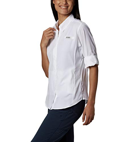 Columbia Women's PFG Tamiami II Shirt in White