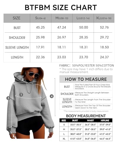 BTFBM Women's Cropped Y2K Pullover Sweatshirt