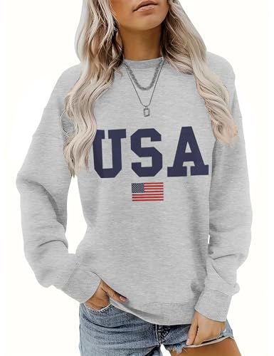 Micoson Women's Casual Graphic Fall Sweatshirts