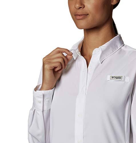 Columbia Women's PFG Tamiami II Shirt in White