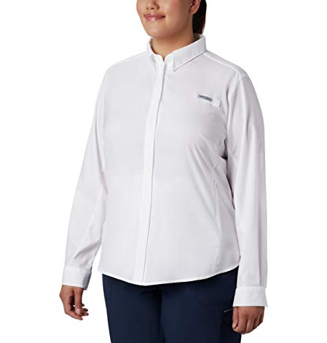 Columbia Women's PFG Tamiami II Shirt in White