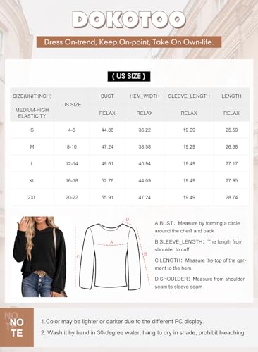 Dokotoo Women's Casual Hooded Sweatshirt - Grey