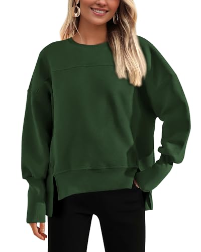 BTFBM Women's Dark Green Long Sleeve Sweatshirt