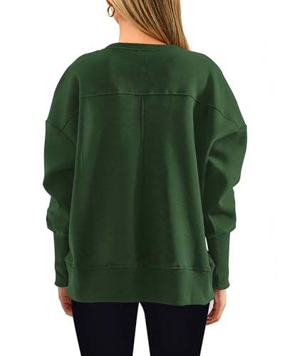 BTFBM Women's Dark Green Long Sleeve Sweatshirt