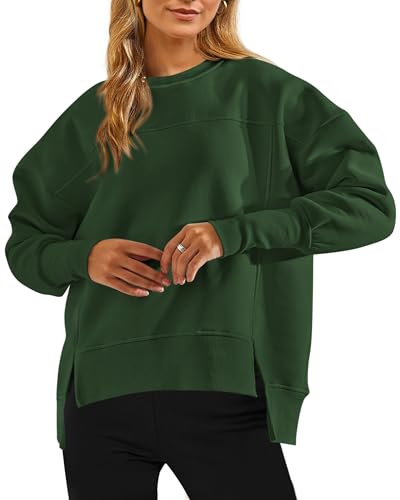 BTFBM Women's Dark Green Long Sleeve Sweatshirt