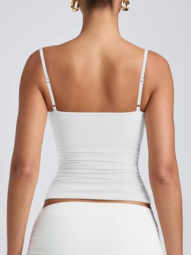 PINKMSTYLE Women's Sleeveless Spaghetti Strap Cami Top
