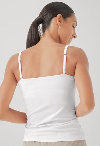 Women's Organic Cotton Camisole with Shelf Bra