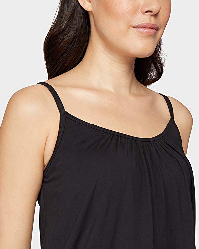 Cool Women's Shirred Lounge Tank with Built-in Cups
