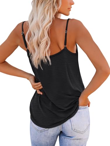 OFEEFAN Women's Adjustable Loose Fit Tank Top