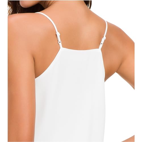 Evera B Women's V-Neck Spaghetti Strap Tank Top