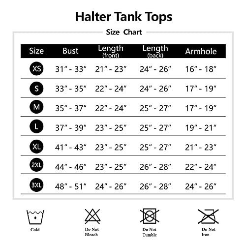 LouKeith Women's Sleeveless Halter Tank Top - Cream
