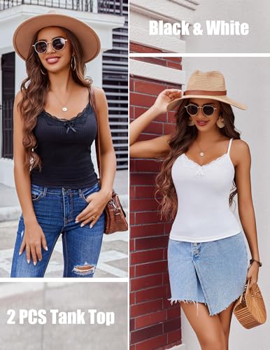 Avidlove Women's V Neck Cami Tops - 2 Pack