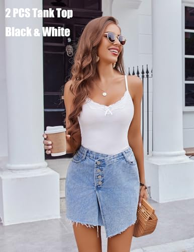 Avidlove Women's V Neck Cami Tops - 2 Pack